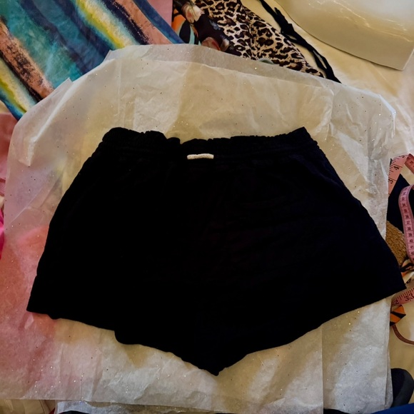 Forever 21 Black Linen Blend Shorts | M - Picture 12 of 16